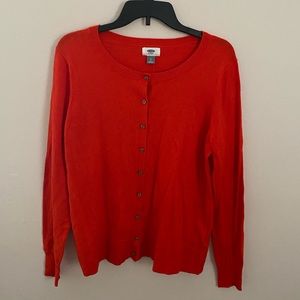 NWT Old Navy Red Cardigan